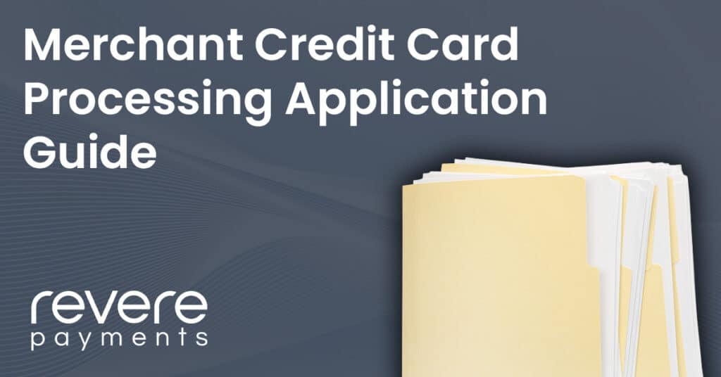 Merchant credit card processing application guide